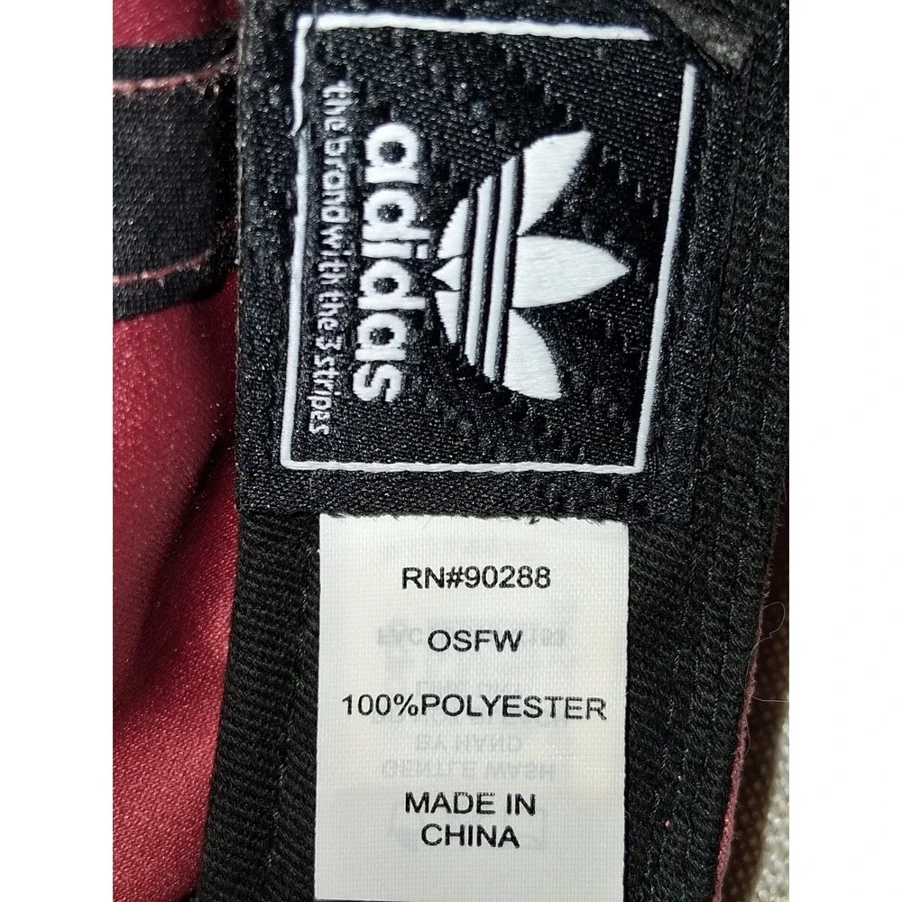 Adidas Originals Women Faux Suede Trefoil Baseball Cap Mauve Pink 977011-E